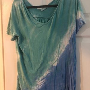 Short sleeve tie dye top